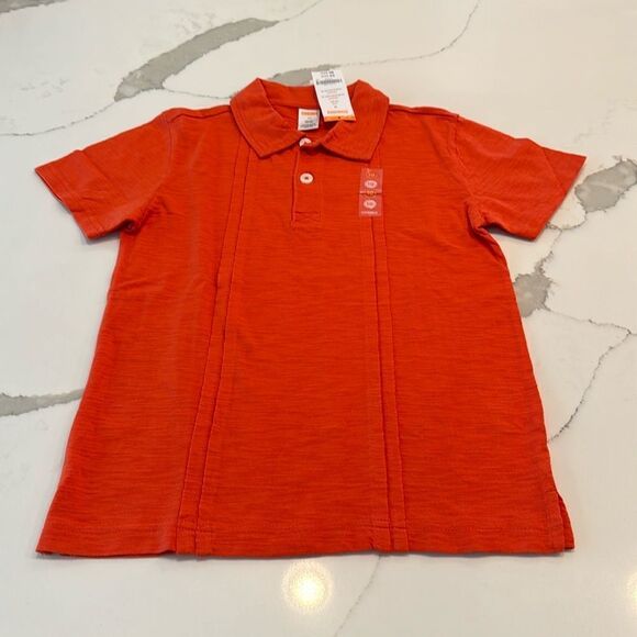 Gymboree Boys Collared Shirt. Size 10. Orange. NWTs. Super soft - Picture 1 of 3
